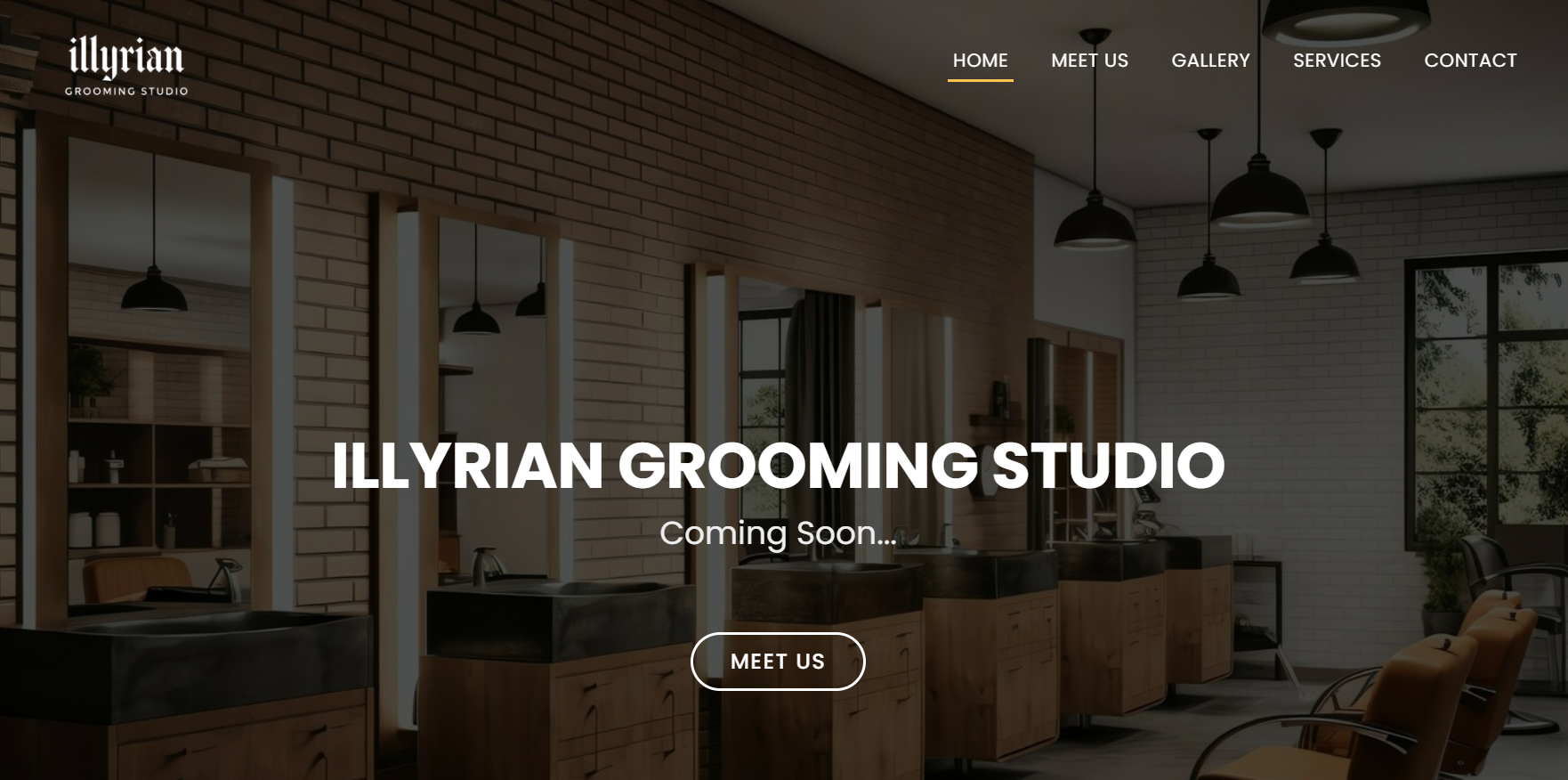 Illyrian Grooming Studio Website Image